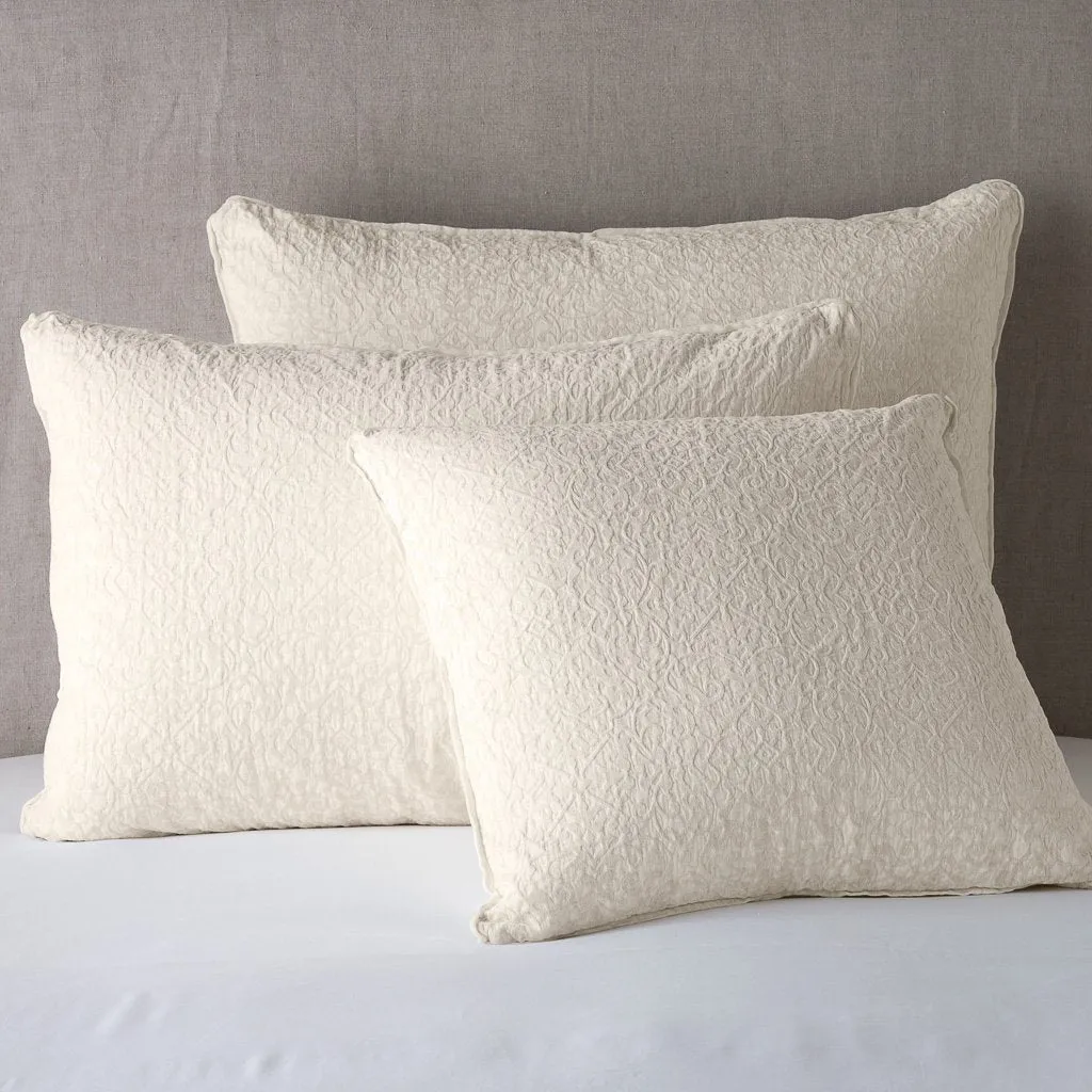 Vienna Deluxe Sham - Parchment