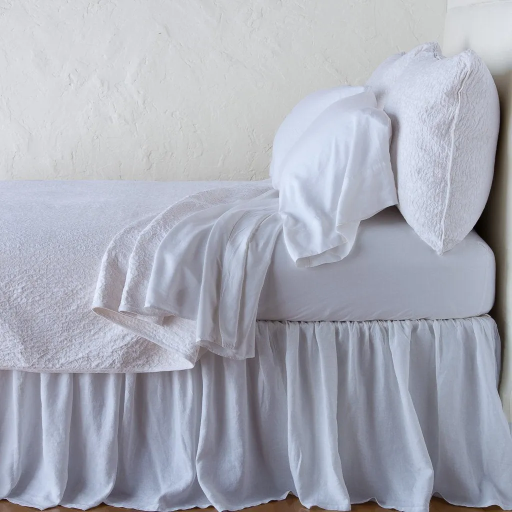Vienna Deluxe Sham - White