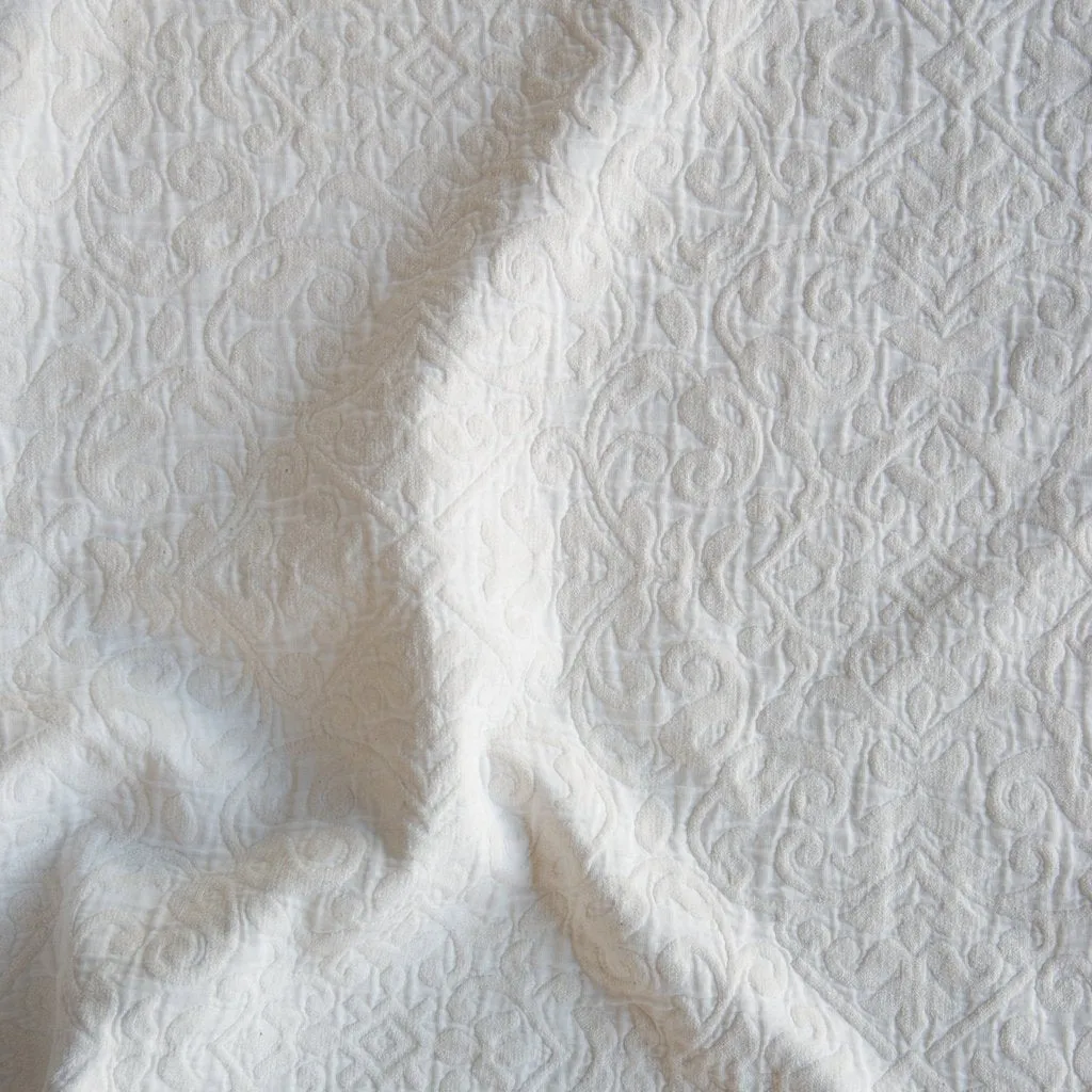 Vienna Deluxe Sham - Winter White