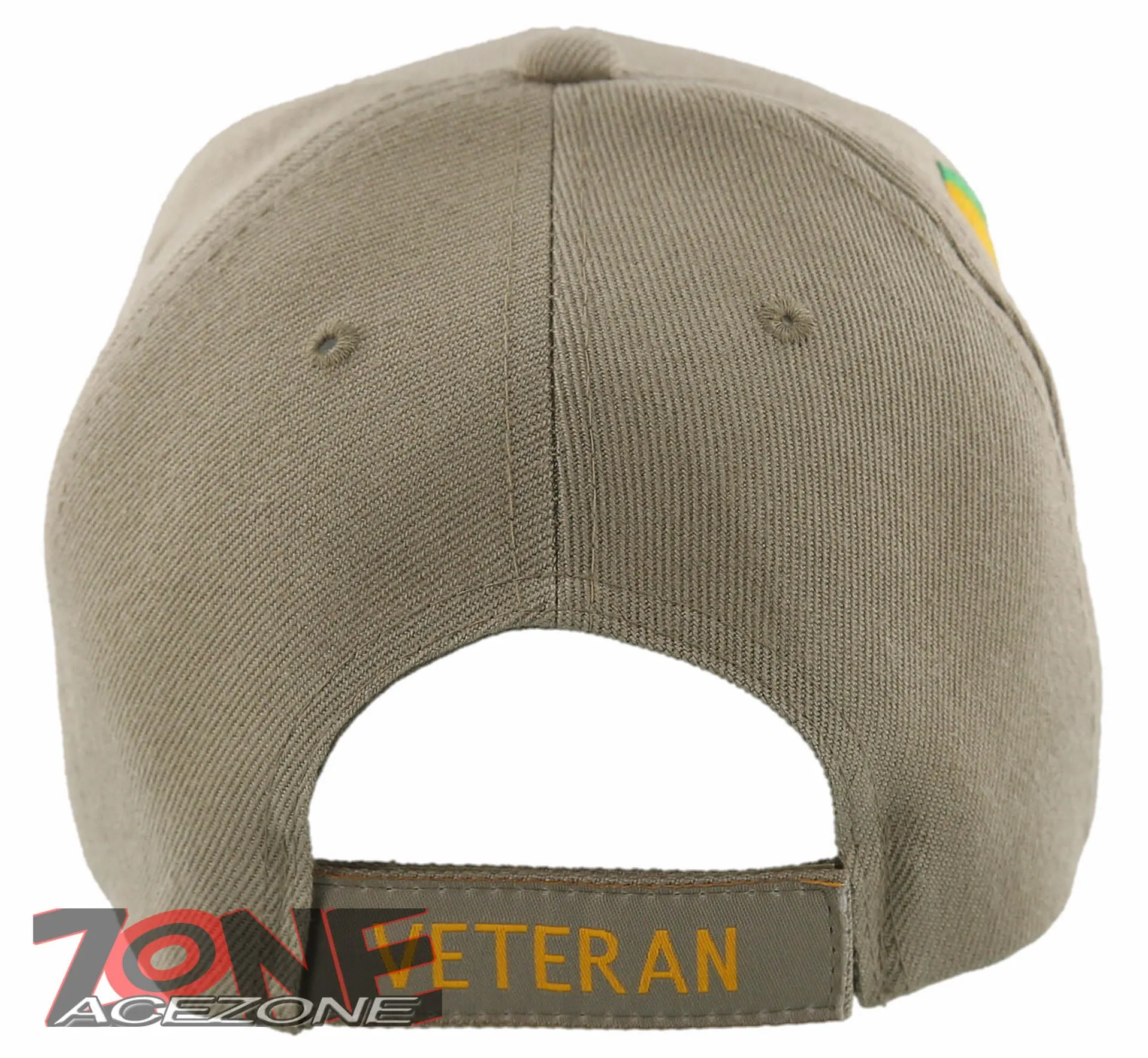 VIETNAM VETERAN GOLD MEDAL BALL CAP HAT TAN