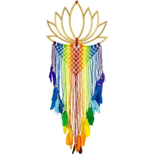 Wall Hanging Lotus Macrame Chakra