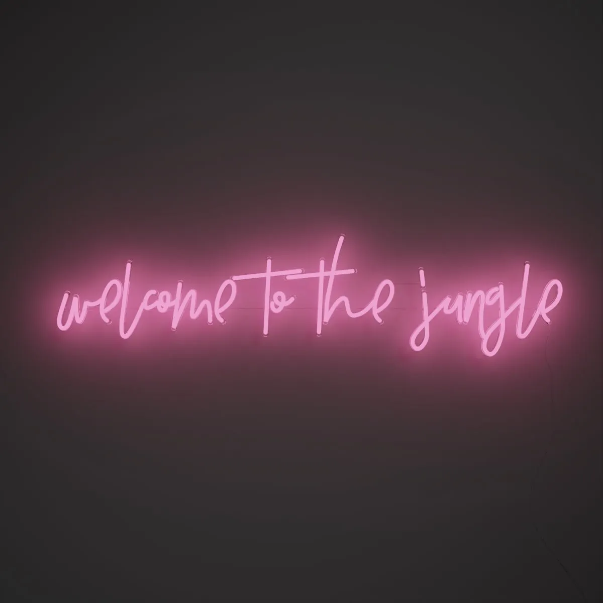 Welcome to the jungle - LED neon sign