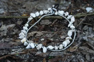 White Howlite Double-Strand Boho Bracelet