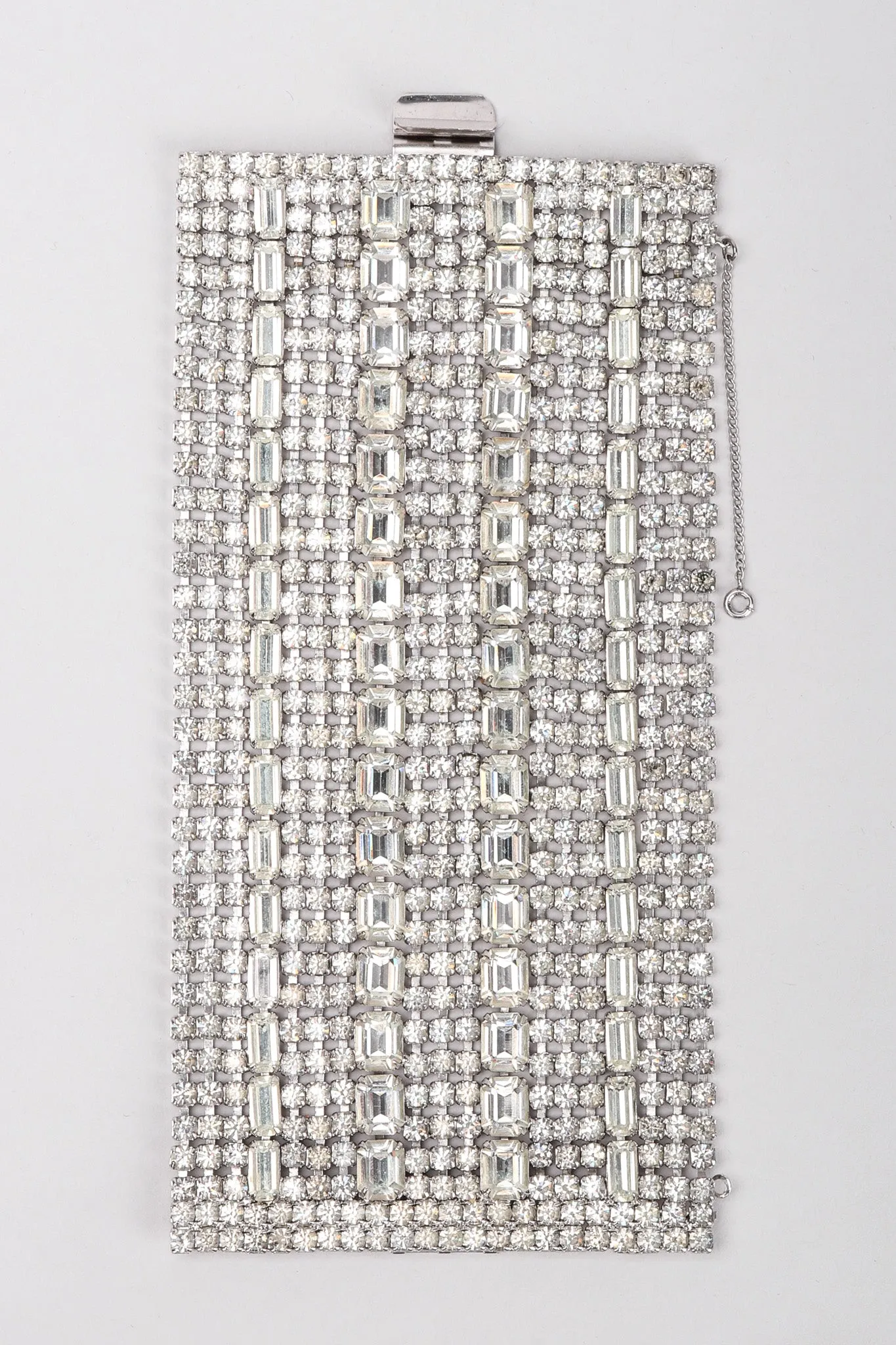 Wide Rhinestone Bracelet