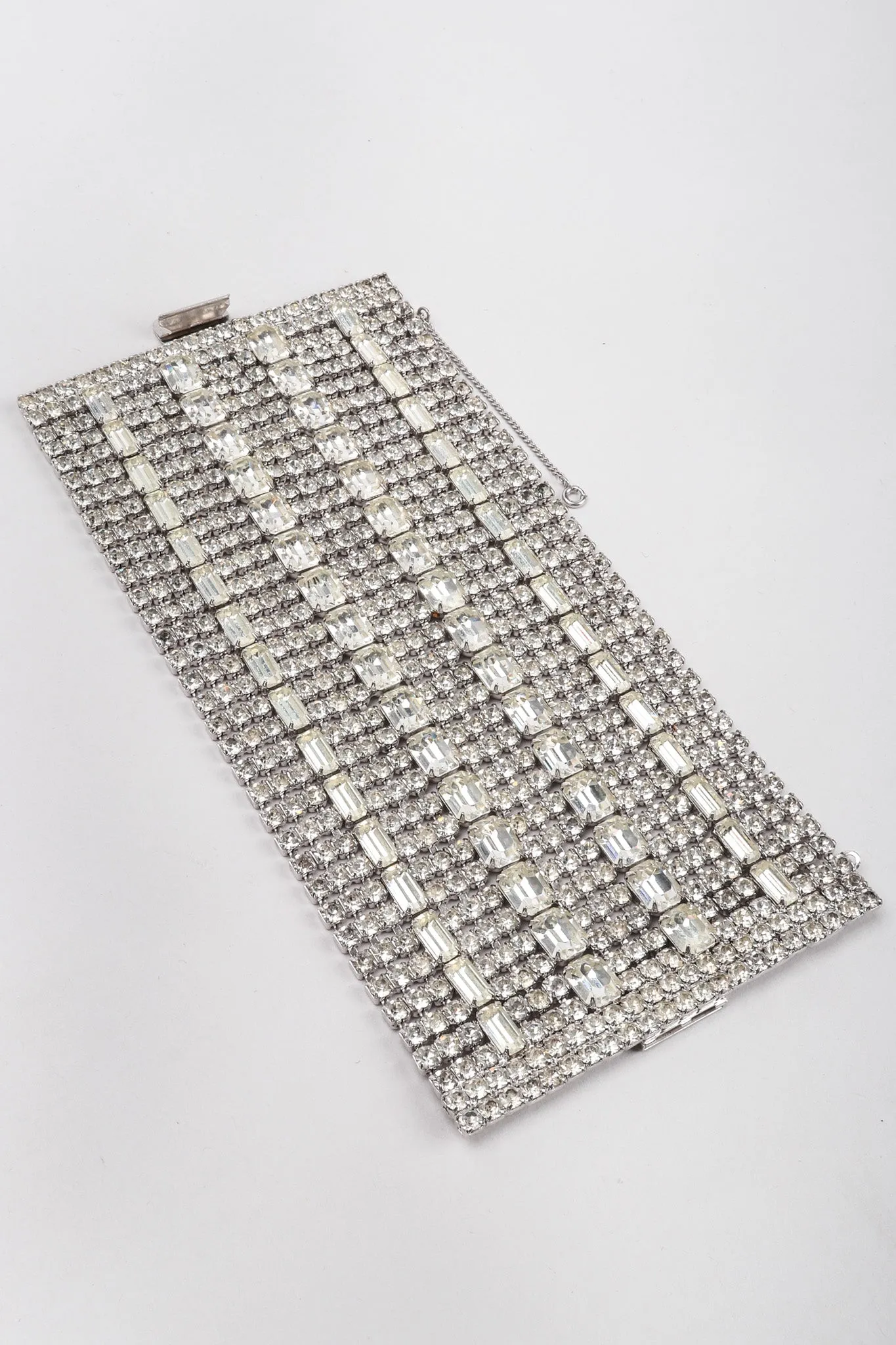 Wide Rhinestone Bracelet