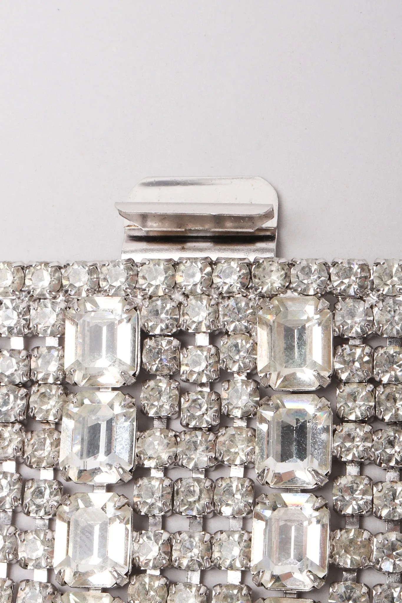Wide Rhinestone Bracelet