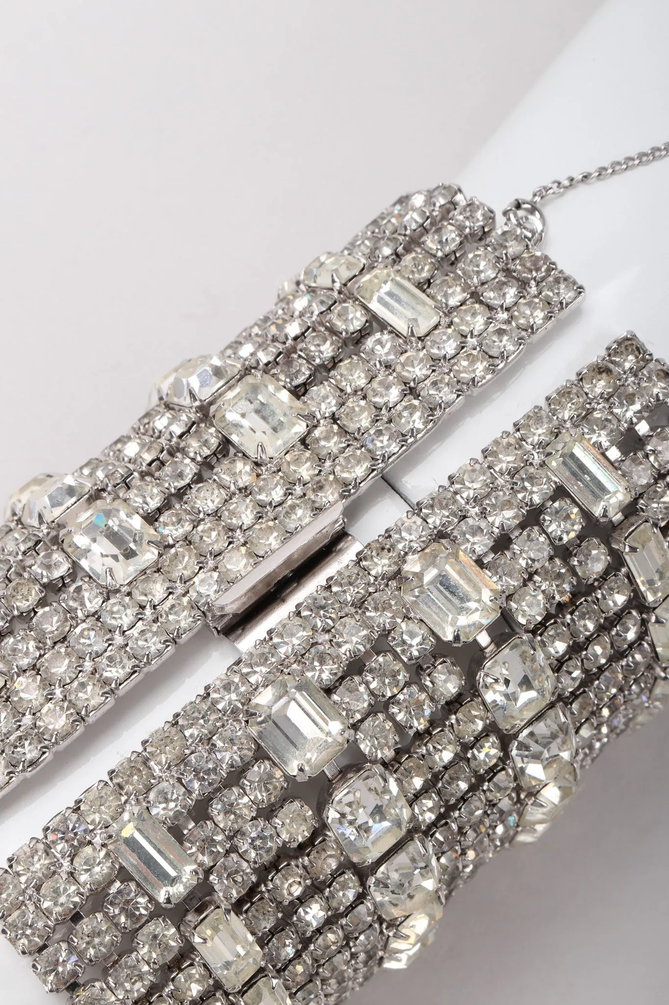 Wide Rhinestone Bracelet