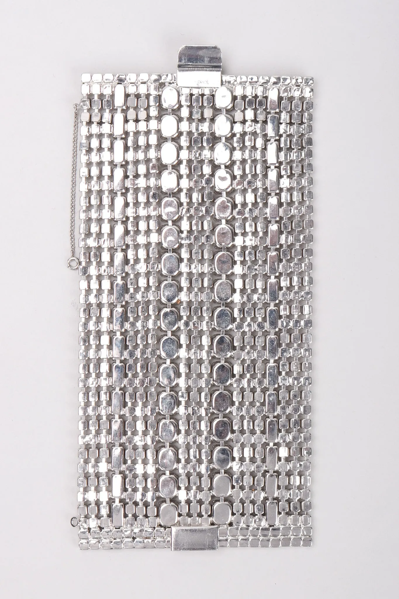 Wide Rhinestone Bracelet
