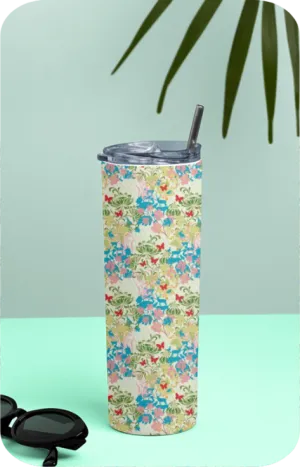 Wildlife Wonders Skinny Tumbler Bottle