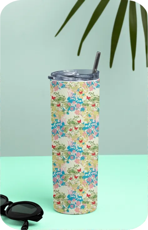 Wildlife Wonders Skinny Tumbler Bottle