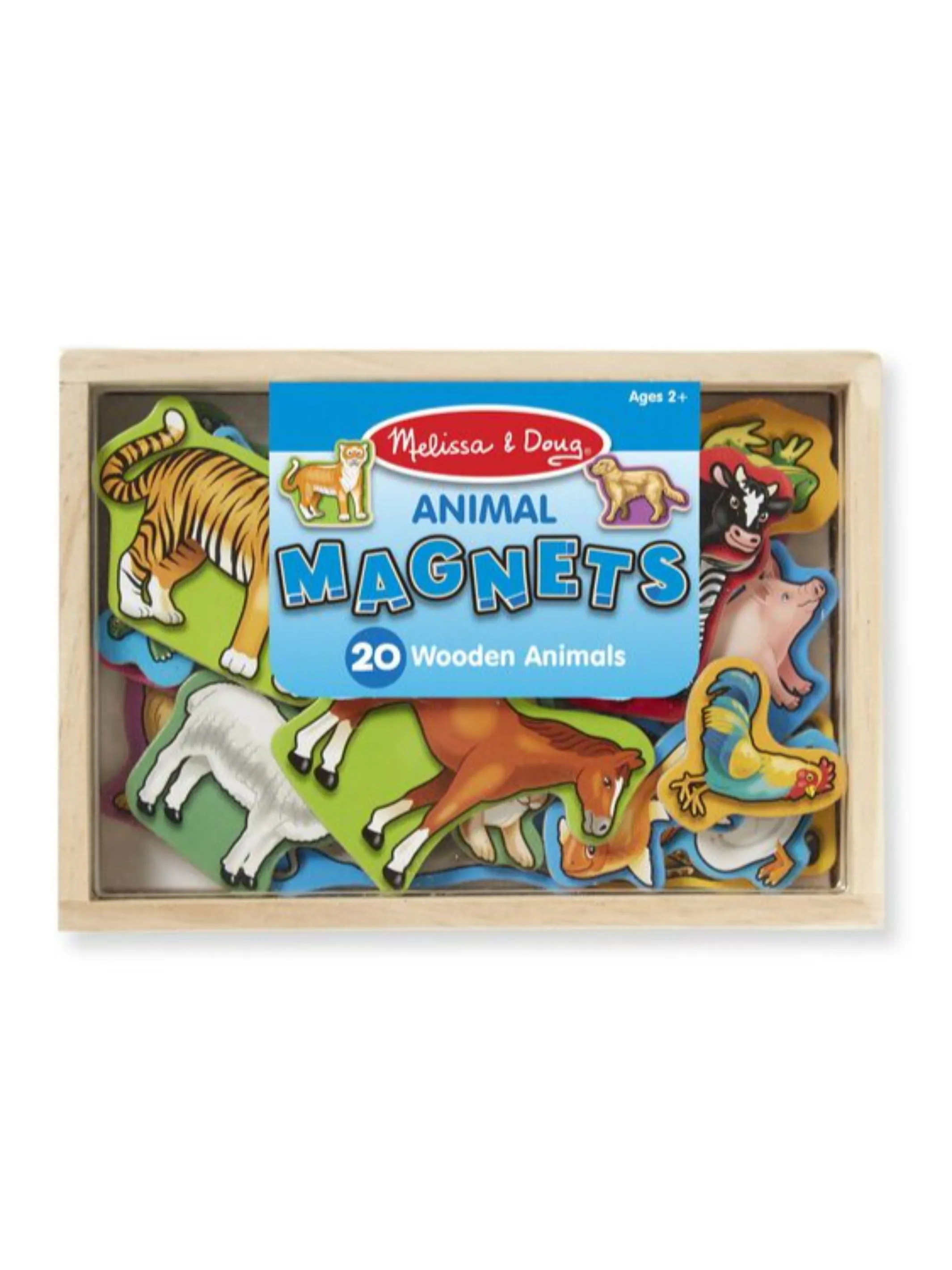 Wooden Animal Magnets