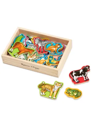 Wooden Animal Magnets
