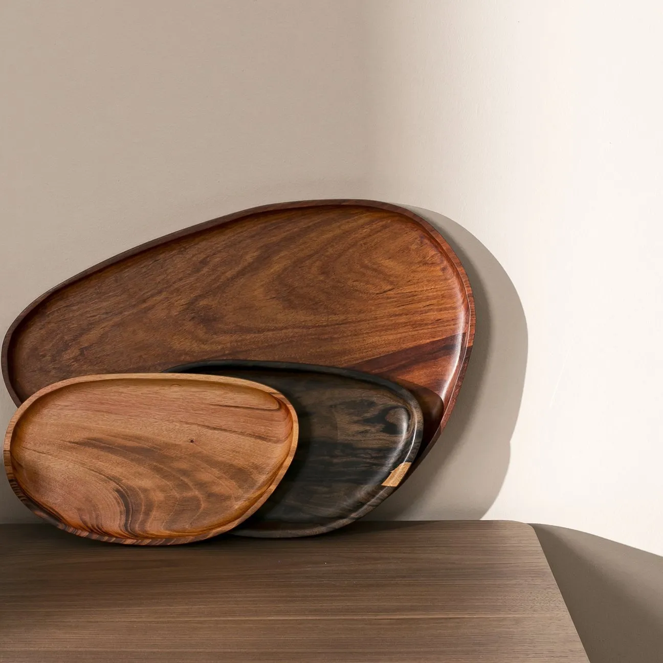 Wooden Leaf Tray