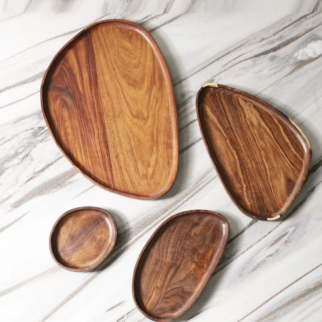 Wooden Leaf Tray